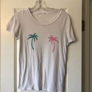Truly madly deeply palm tree tee
